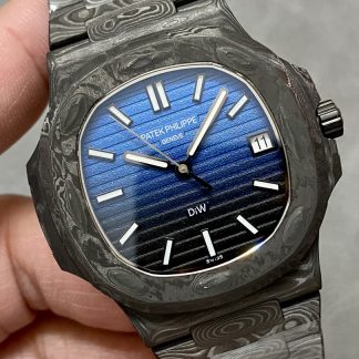 【Super Clone】Patek Philippe Nautilus Carbon Fiber Case Blue Dial 5711 40MM Watch