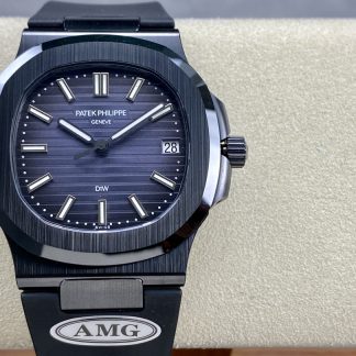 【Super Clone】Patek Philippe Nautilus Titanium Case Blue Dial 5711 40MM Watch