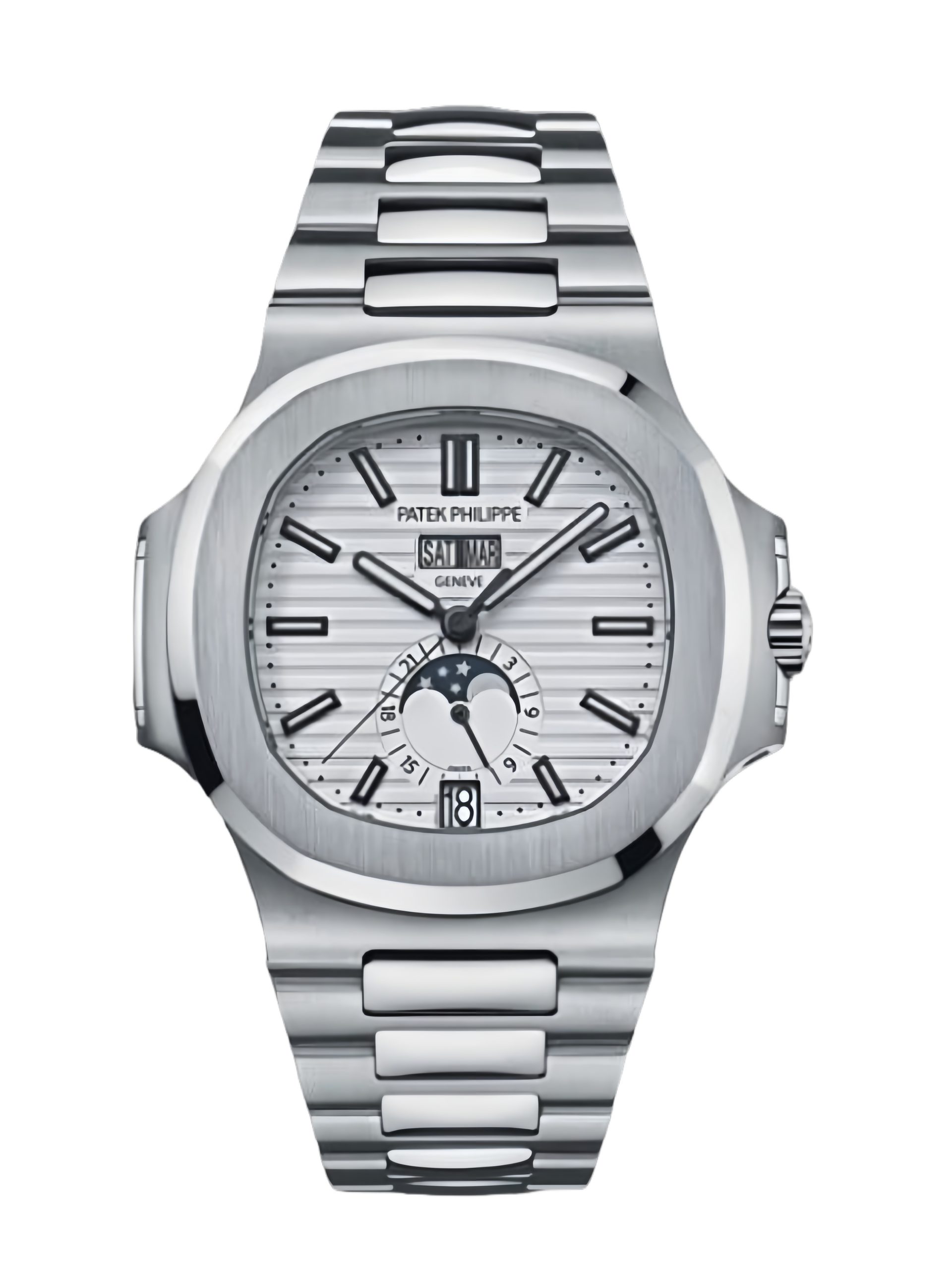 【Super Clone】Patek Philippe Nautilus Annual Calendar White Dial 5726 1A 010