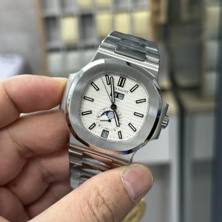 【Super Clone】Patek Philippe Nautilus Annual Calendar White Dial 5726 1A 010