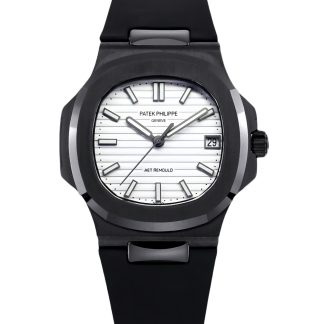 【Super Clone】Patek Philippe Nautilus Titanium Case White Dial 5711 40MM Watch