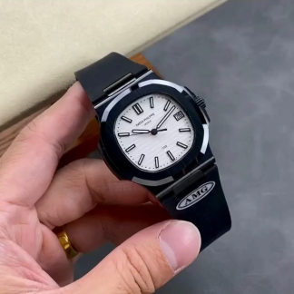 【Super Clone】Patek Philippe Nautilus Titanium Case White Dial 5711 40MM Watch