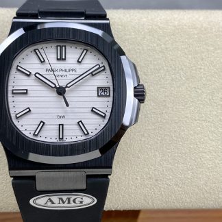 【Super Clone】Patek Philippe Nautilus Titanium Case White Dial 5711 40MM Watch