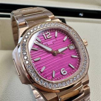 【Super Clone】Patek Philippe Nautilus 7010 1R 013 Purple Dial 32mm