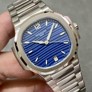 【Super Clone】Patek Philippe Ladies Nautilus Blue Dial and Grey Dial 7118 1A 001 35.2mm