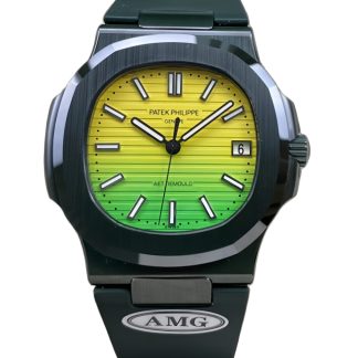 【Super Clone】Patek Philippe Nautilus Yellow & Green 5711 40MM Watch