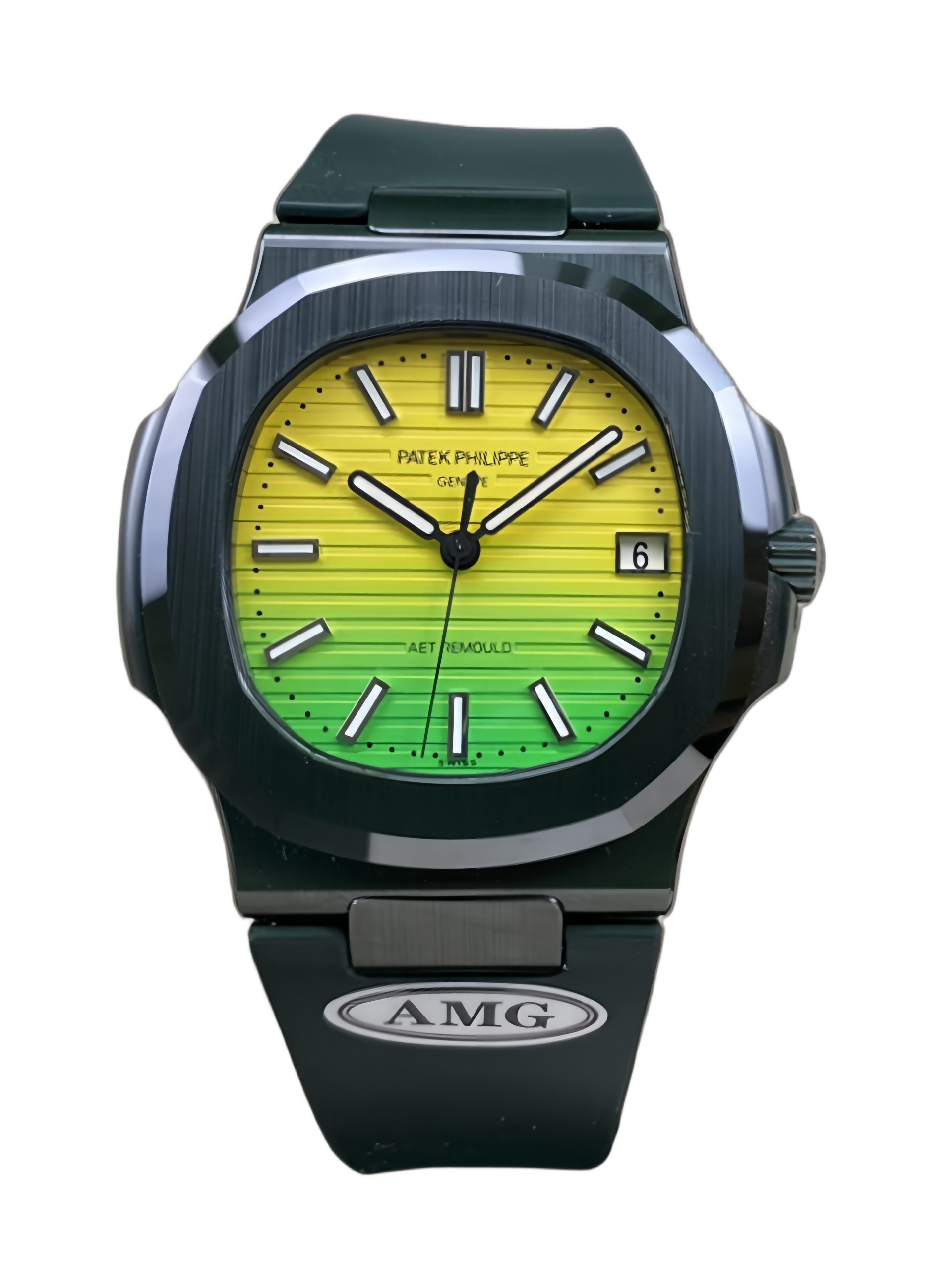 【Super Clone】Patek Philippe Nautilus Yellow & Green 5711 40MM Watch