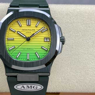 【Super Clone】Patek Philippe Nautilus Yellow & Green 5711 40MM Watch