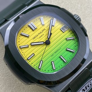 【Super Clone】Patek Philippe Nautilus Yellow & Green 5711 40MM Watch