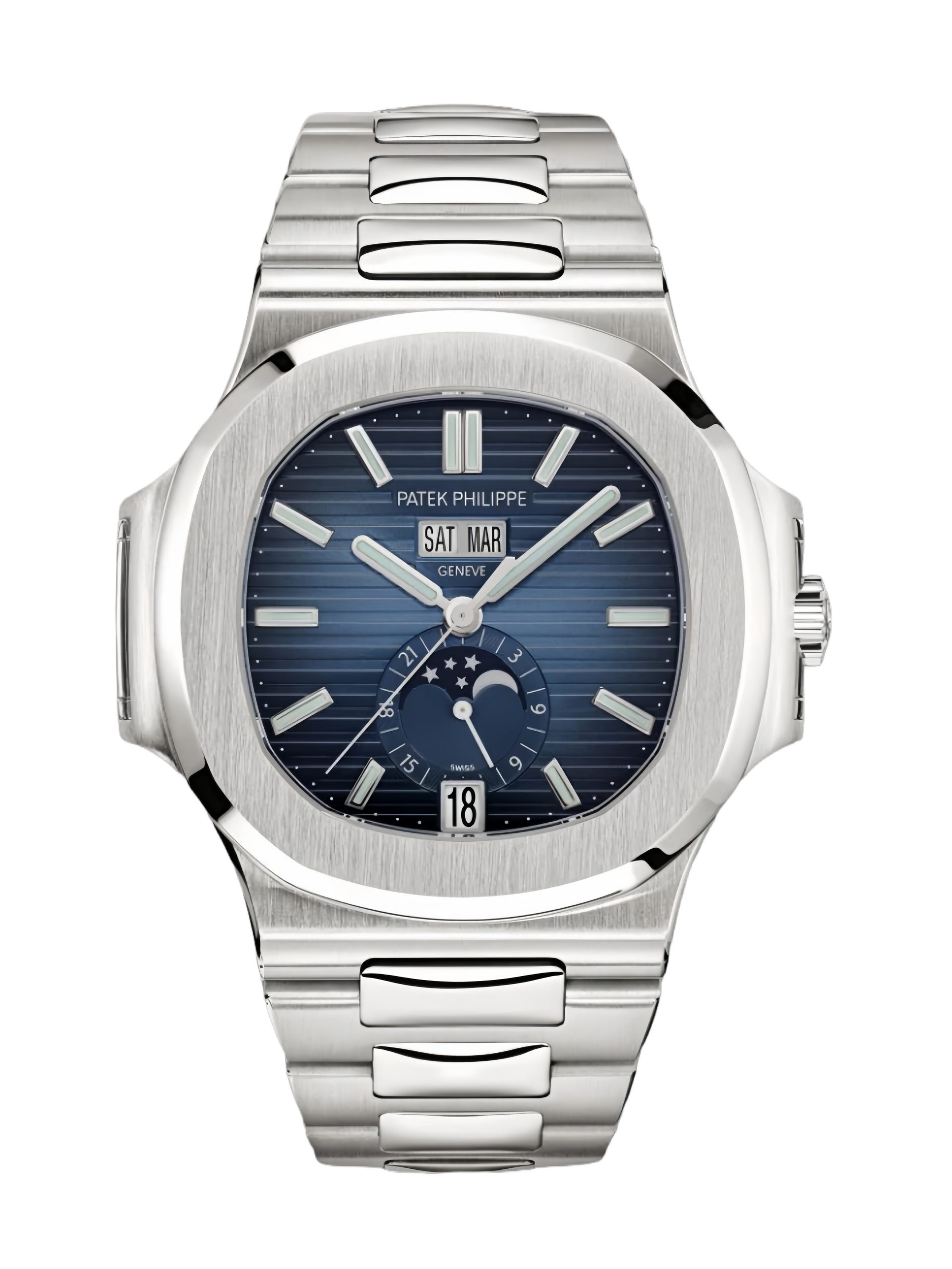 【Super Clone】Patek Philippe Nautilus 5726 1A 001 40.5mm Stainless Steel Blue Dial Watch
