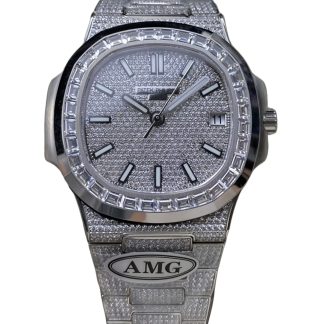 【Super Clone】Patek Philippe Nautilus Diamond 5711 40mm & 35mm Replica Watch