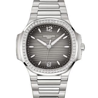 【Super Clone】Patek Philippe Nautilus Automatic Diamond Grey Dial 7118 1200A 011 35.2mm