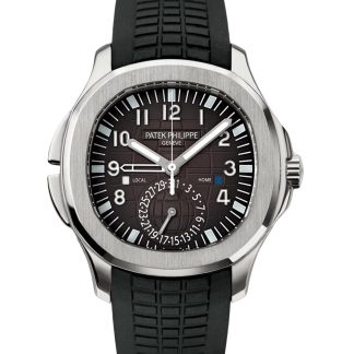 【Super Clone】Replica Patek Philippe Aquanaut 5164A 001 Stainless Steel Dual Time 40mm Mens Watch
