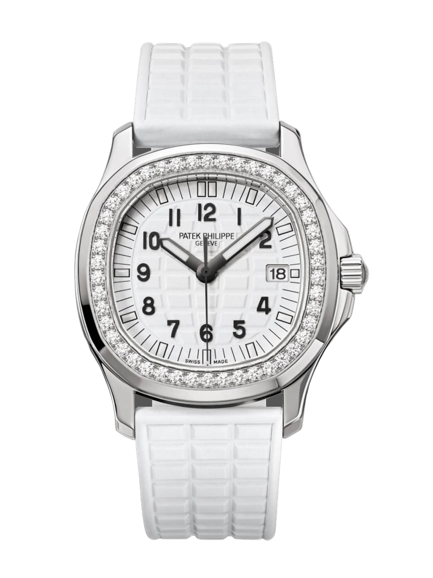 【Super Clone】Replica Patek Philippe Aquanaut White 5067A 024 36mm Lady Watch