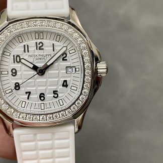 【Super Clone】Replica Patek Philippe Aquanaut White 5067A 024 36mm Lady Watch