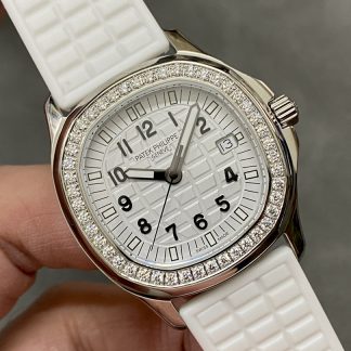 【Super Clone】Replica Patek Philippe Aquanaut White 5067A 024 36mm Lady Watch