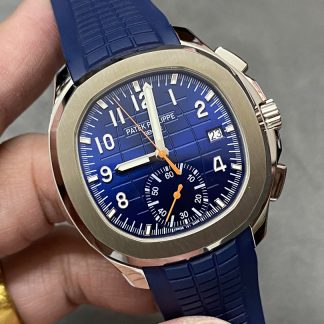【Super Clone】Replica Patek Philippe Aquanaut Blue 5968A 001 42mm Mens Watch