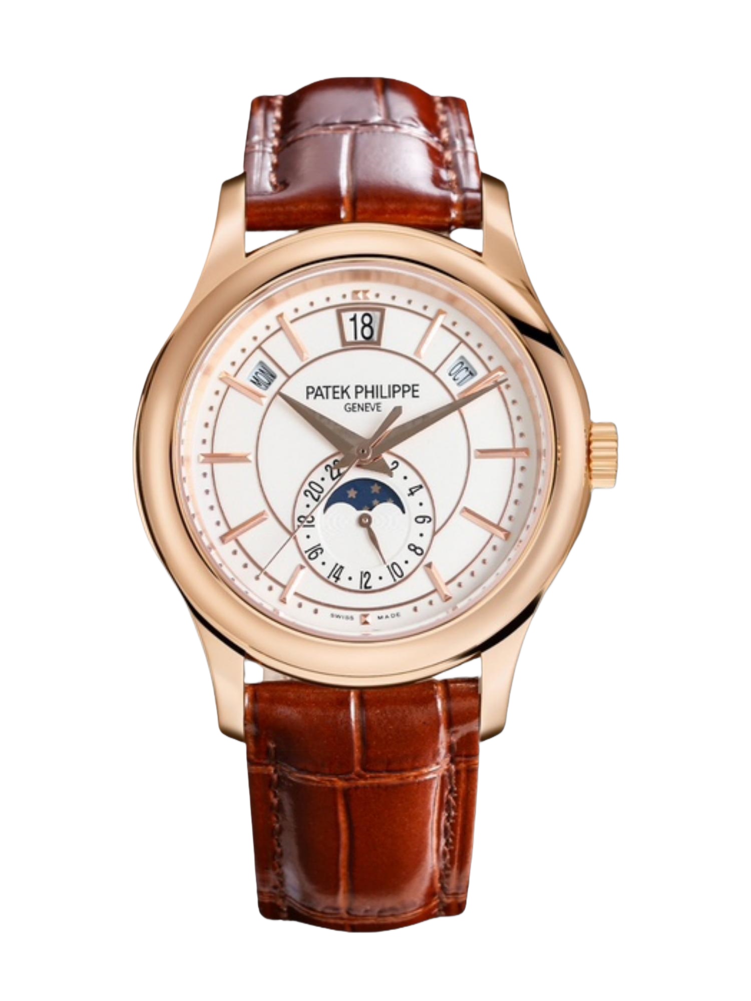 【Super Clone】Replica Patek Philippe Complications Rose Gold 5205R 001 40mm Mens Watch