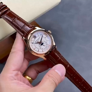 【Super Clone】Replica Patek Philippe Complications Rose Gold 5205R 001 40mm Mens Watch