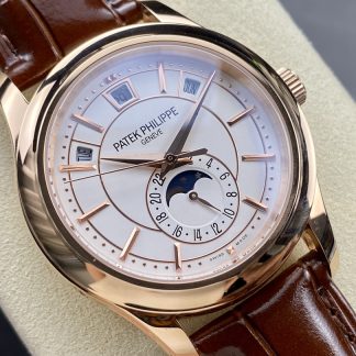 【Super Clone】Replica Patek Philippe Complications Rose Gold 5205R 001 40mm Mens Watch