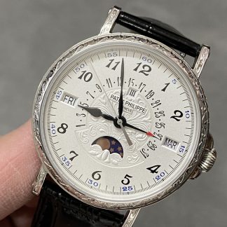 【Super Clone】Patek Philippe Grand Complications 5160 500G 001 38mm Unisex Replica Watch
