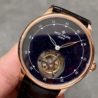 【Super Clone】Patek Philippe Grand Complications Sky Moon Tourbillon Rose Gold 6102P 001 Watch
