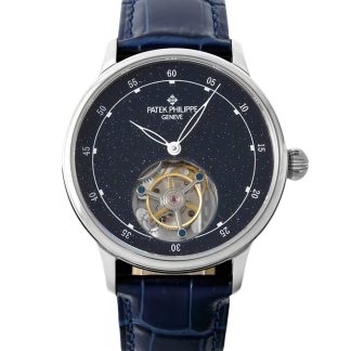 【Super Clone】Patek Philippe Grand Complications Sky Moon Tourbillon White Gold 6102P 001 Watch