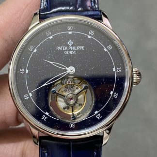 【Super Clone】Patek Philippe Grand Complications Sky Moon Tourbillon White Gold 6102P 001 Watch
