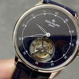【Super Clone】Patek Philippe Grand Complications Sky Moon Tourbillon White Gold 6102P 001 Watch