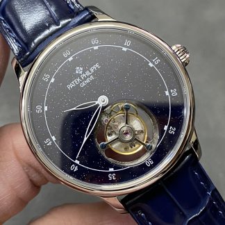 【Super Clone】Patek Philippe Grand Complications Sky Moon Tourbillon White Gold 6102P 001 Watch