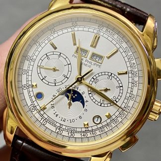 【Super Clone】Patek Philippe Grand Complications Perpetual Calendar Chronograph 5970J 001