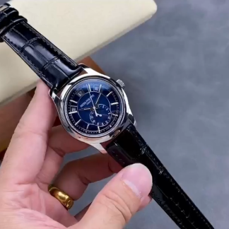 【Super Clone】Replica Patek Philippe Complications Annual Calendar White Gold 5205G 013 40mm Mens Watch