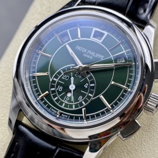 【Super Clone】Patek Phillippe Complications Platinum Limited Edition Annual Calendar 5905P 014