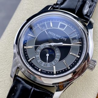 【Super Clone】Replica Patek Philippe Complications Annual Calendar White Gold 5205G 010 40mm Mens Watch