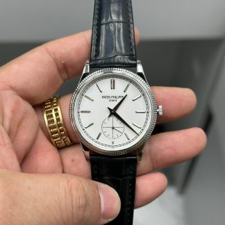 【Super Clone】Patek Philippe Calatrava White Gold 6119G 001 Replica Watch