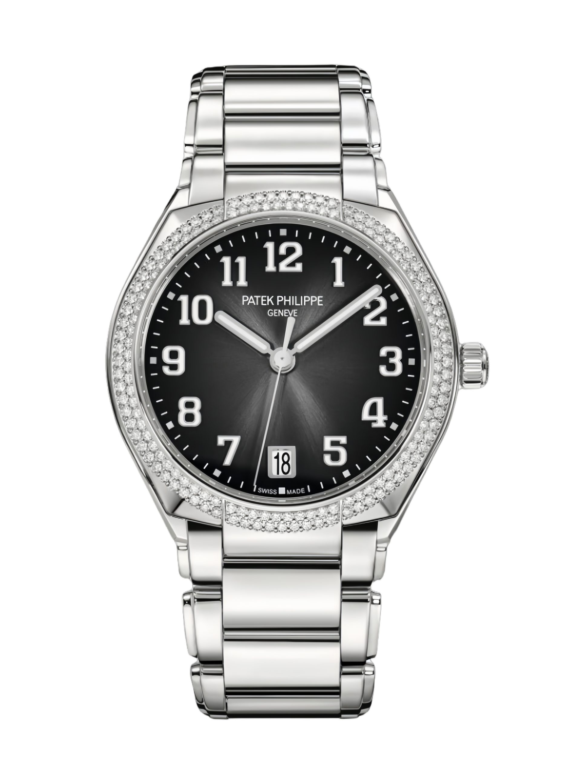 【Super Clone】Patek Philippe Twenty~4 Automatic Steel & Black Dial 7300 1200A 010