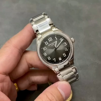 【Super Clone】Patek Philippe Twenty~4 Automatic Steel & Black Dial 7300 1200A 010