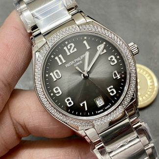 【Super Clone】Patek Philippe Twenty~4 Automatic Steel & Black Dial 7300 1200A 010