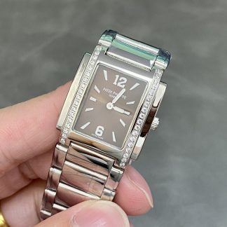 【Super Clone】Patek Philippe Twenty-4 4910 1200A 010 Ladies Quartz 25x30mm