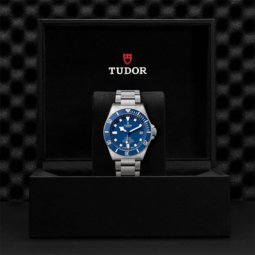 【Super Clone】TUDOR Pelagos 42mm Blue Dial & Ceramic Bezel Men's Titanium Automatic Watch M25600TB-0001