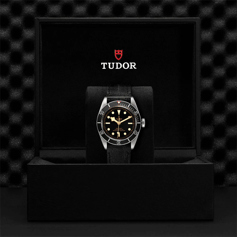 【Super Clone】TUDOR Black Bay 41mm Black Dial & Bezel Men's Automatic Strap Watch M79230N-0008