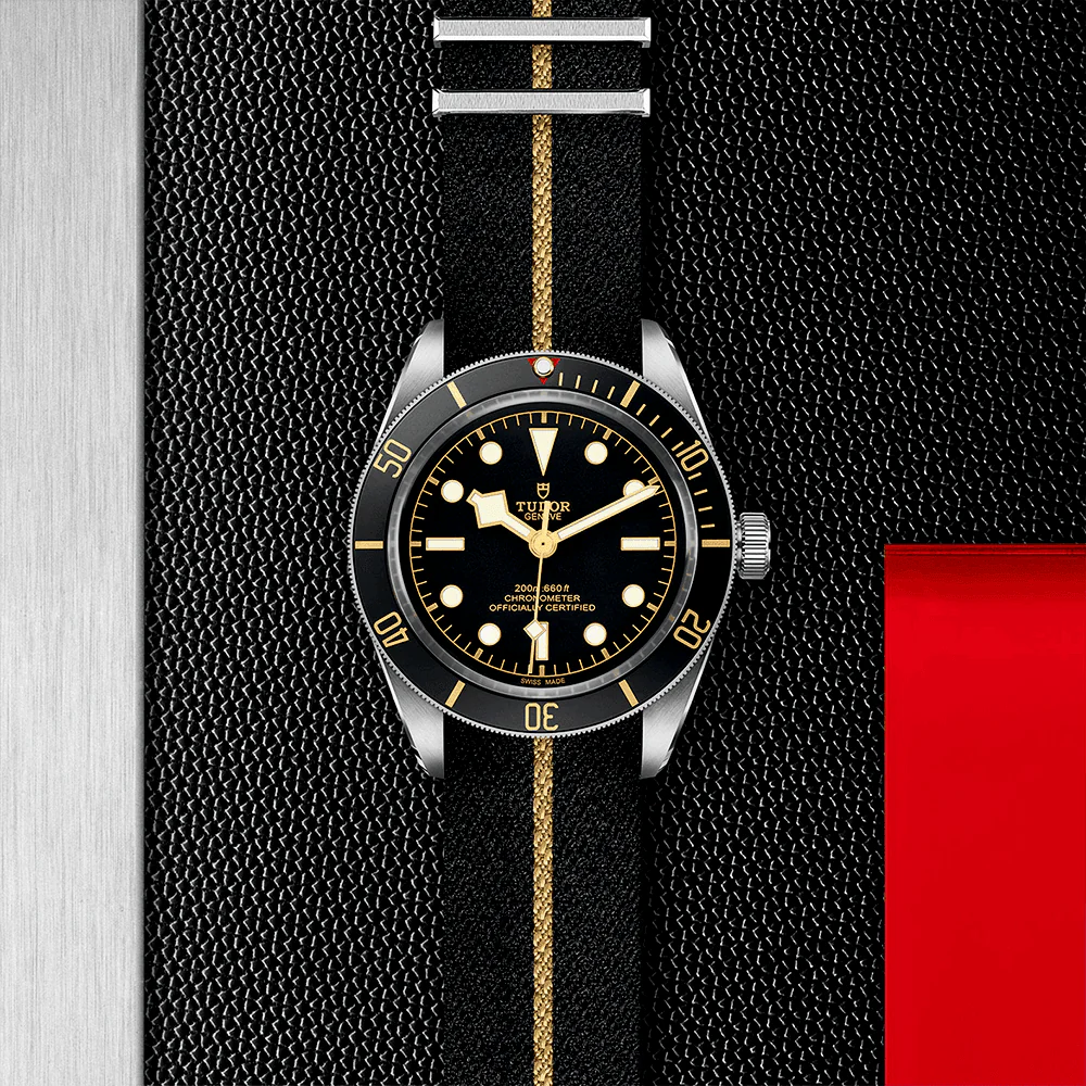 【Super Clone】TUDOR Black Bay 58 39mm Black Dial & Bezel Automatic Fabric Strap Watch M79030N-0003