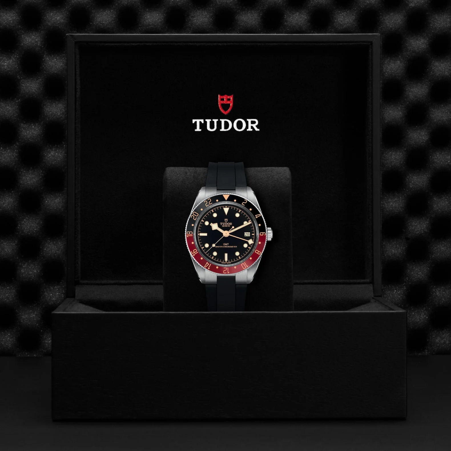【Super Clone】TUDOR Black Bay 58 GMT 39mm Black/Red Bezel Automatic Strap Watch M7939G1A0NRU-0002
