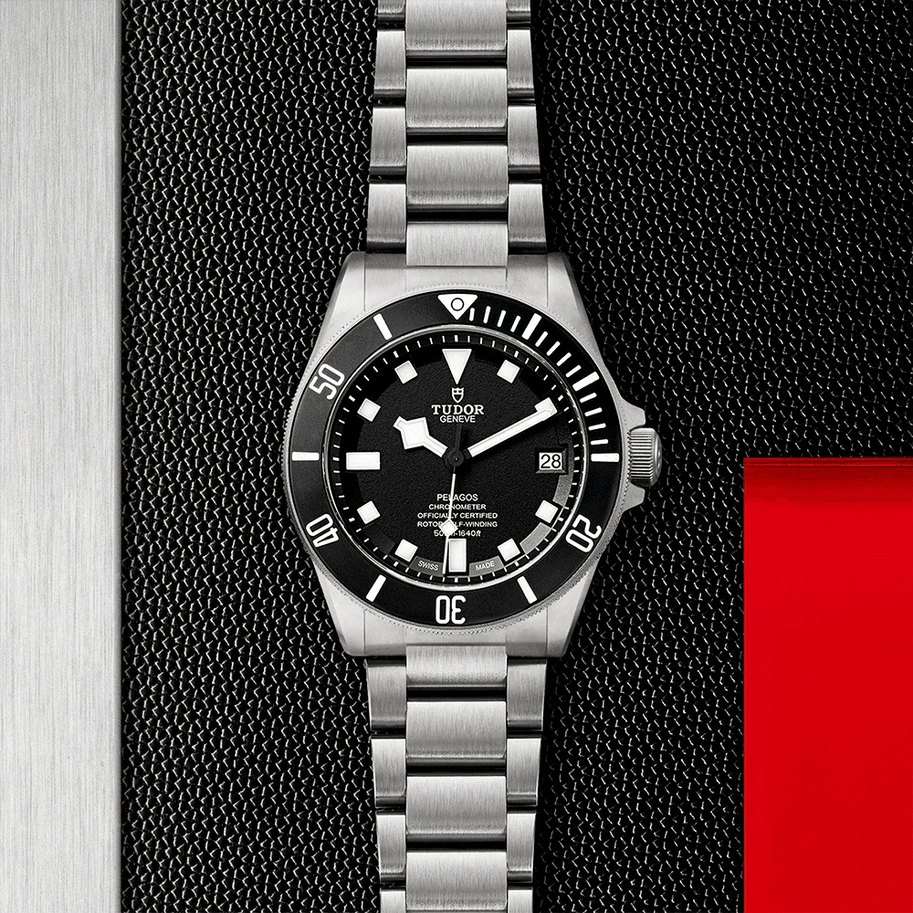 【Super Clone】TUDOR Pelagos 42mm Black Dial & Ceramic Bezel Men's Titanium Automatic Watch M25600TN-0001