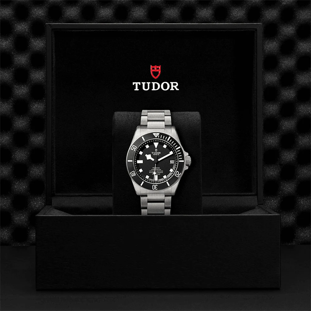 【Super Clone】TUDOR Pelagos 42mm Black Dial & Ceramic Bezel Men's Titanium Automatic Watch M25600TN-0001