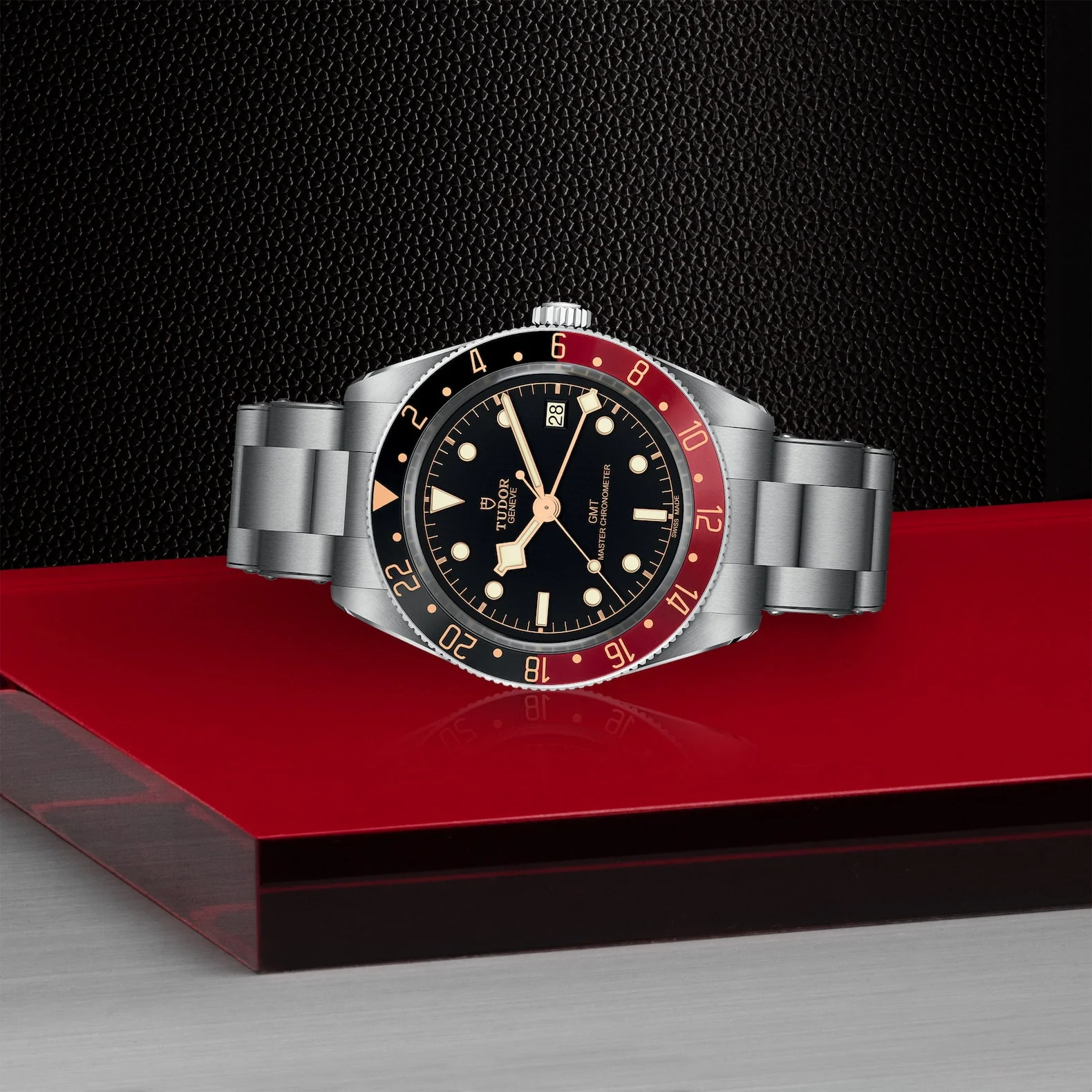 【Super Clone】TUDOR Black Bay 58 GMT 39mm Black/Red Bezel Automatic Bracelet Watch M7939G1A0NRU-0001