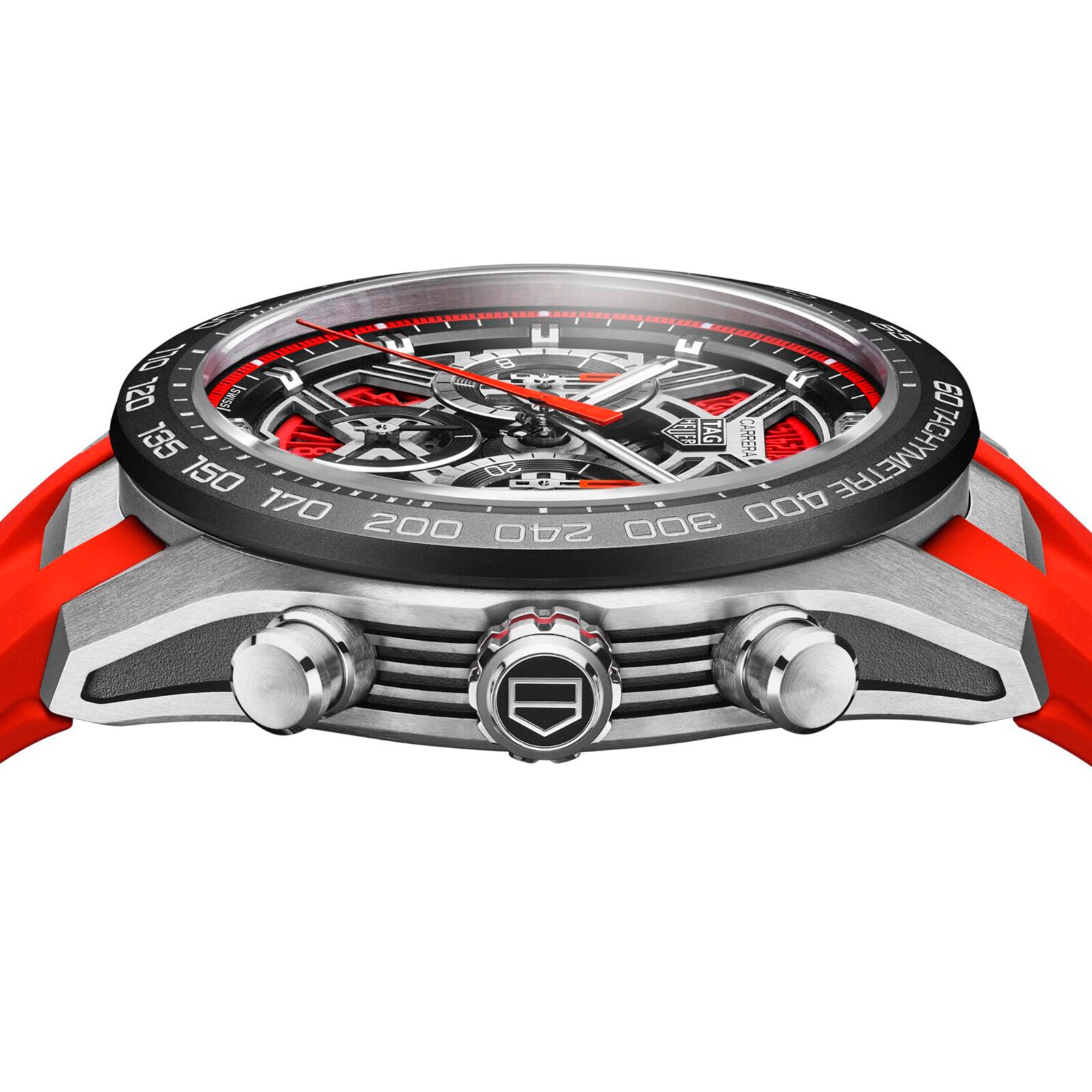 【Super Clone】TAG Heuer Carrera Chronograph Extreme Sport 44mm Mens Watch Red CBU2082.FT6275