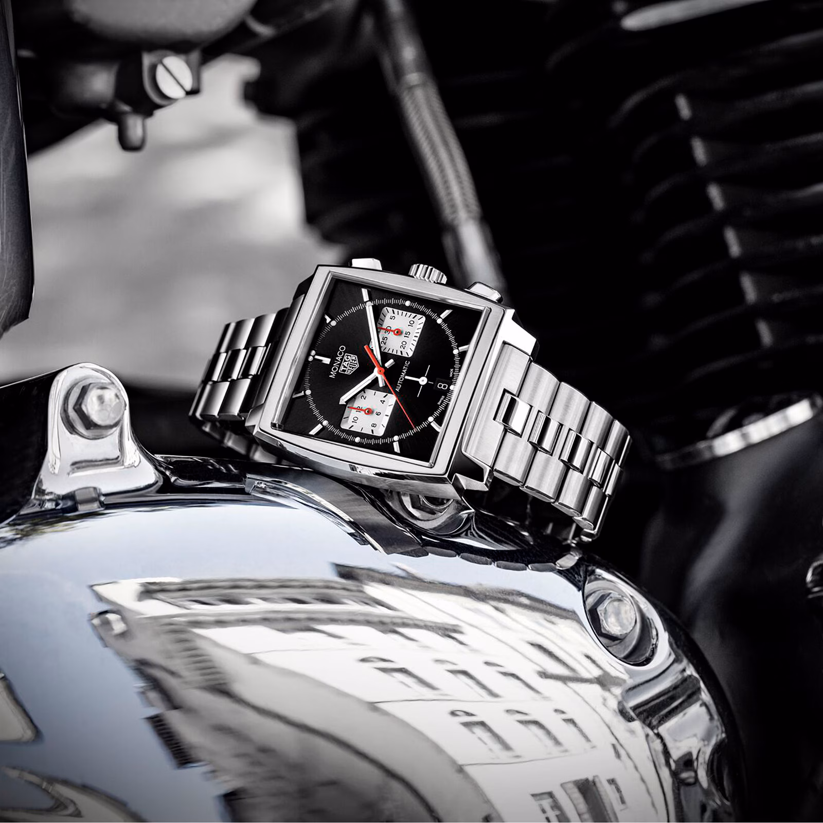 【Super Clone】TAG Heuer Monaco Calibre Heuer 02 39mm Mens Watch CBL2113.BA0644