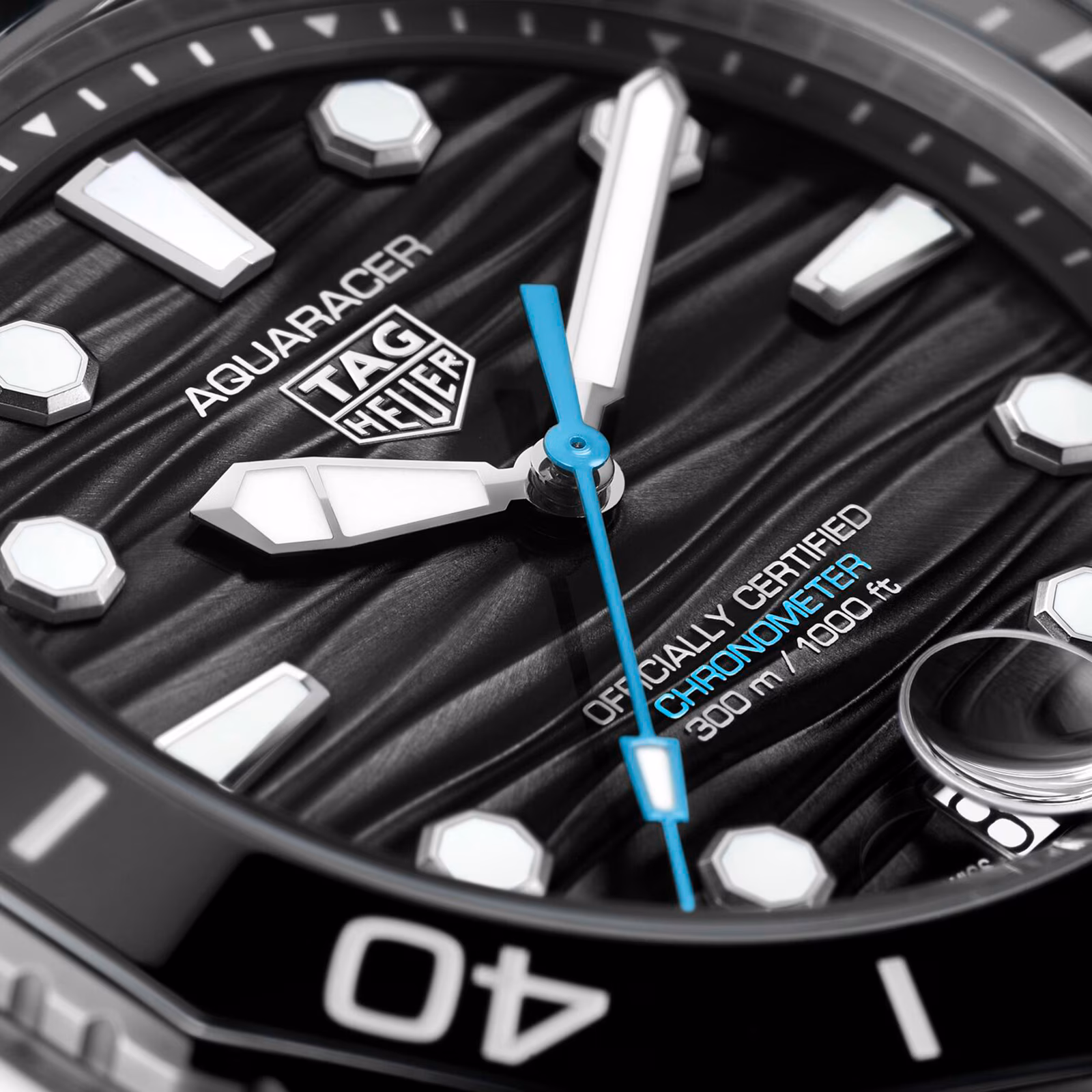 【Super Clone】TAG Heuer Aquaracer Professional 300 Date 42mm Mens Watch Black WBP5110.BA0013
