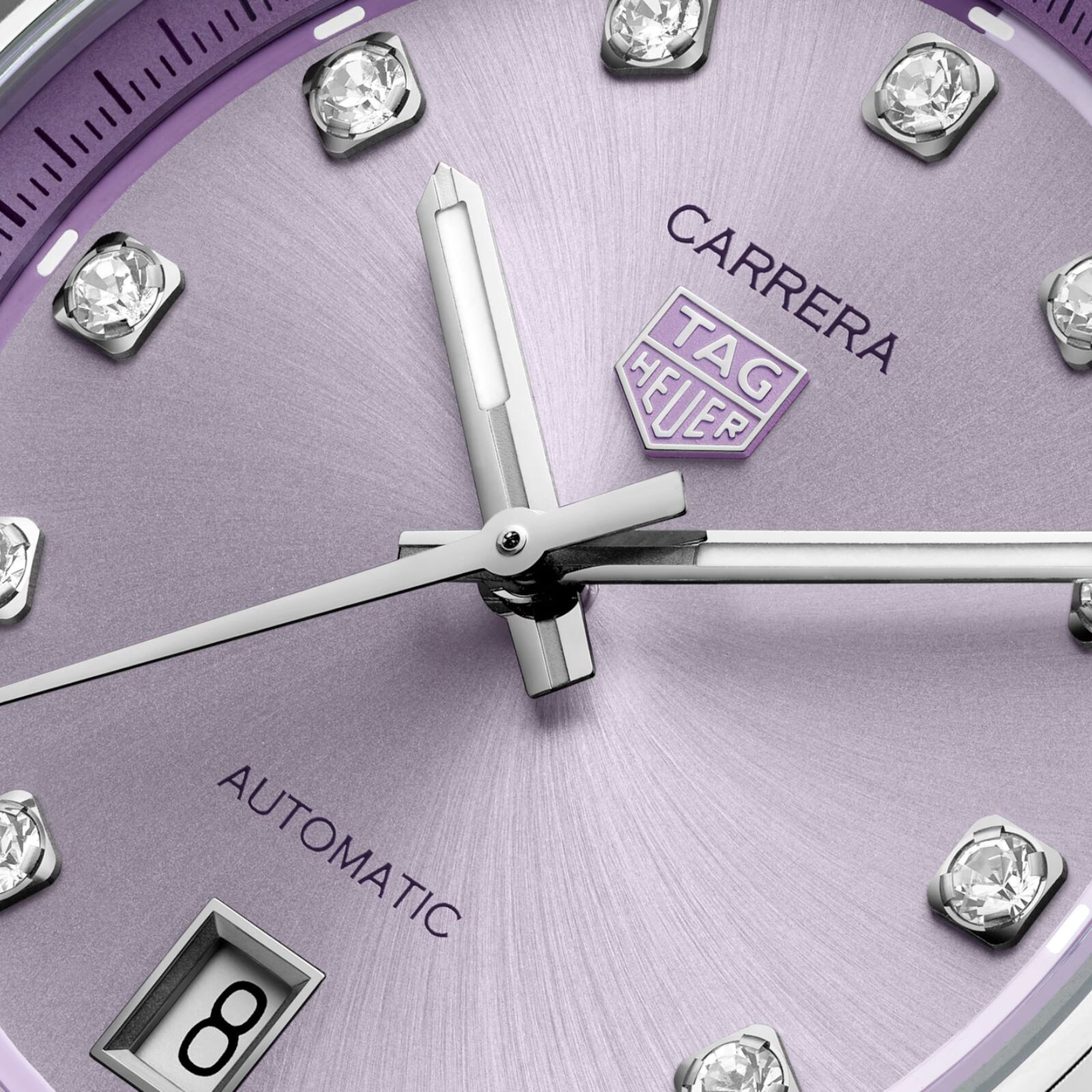 【Super Clone】TAG Heuer Carrera Date 36mm Ladies Watch Diamond Dot WBN2319.BA0001